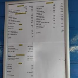 Vasmacska Halsütöde Budapest - Étlap/itallap