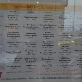 Vegakuckó Saláta & Gasztrobár Budapest - Étlap/itallap