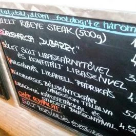 Vendéglő a KisBíróhoz Budapest - Étlap/itallap