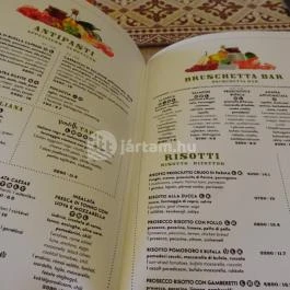 Vendetta - Pasta e Basta Budapest - Étlap/itallap