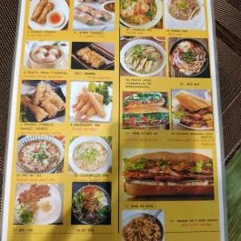 Viet Cuisine, Budapest - Étlap/itallap