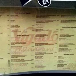 Vigadó Étterem & Söröző Budapest - Étlap/itallap