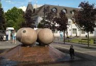 A Vigalmi tér szökőkútja Budapest