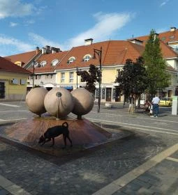 A Vigalmi tér szökőkútja