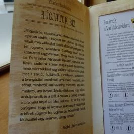 Vígvarjú Étterem Budapest - Étlap/itallap