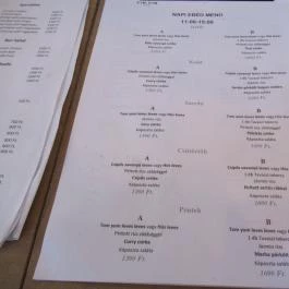 VIN.VIN City - Bécsi utca Budapest - Étlap/itallap