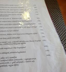 Vincellér Panzió étterme