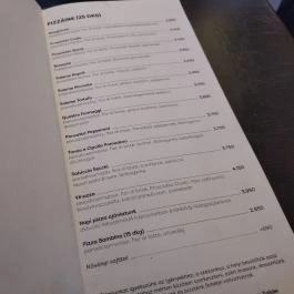 Vinozza Budapest - Étlap/itallap