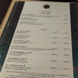 Virasat Indian Restaurant Budapest - Étel/ital