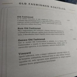 VIRTU Restaurant Budapest - Étlap/itallap