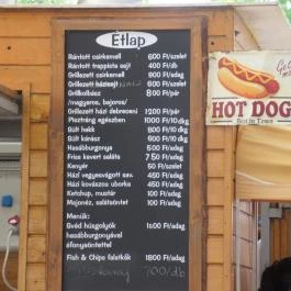 Viza Büfé Poroszló - Étlap/itallap