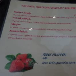 Vörösmarty Cukrászda Székesfehérvár - Étlap/itallap