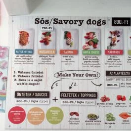 Waffle Dog, Budapest - Étlap/itallap