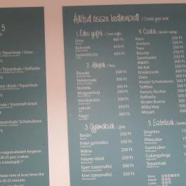 Waffle & Love Budapest - Étlap/itallap