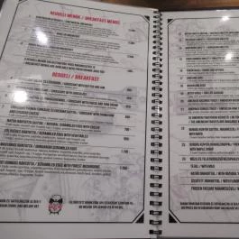 Wake Up - Gourmet Bár Budapest - Étlap/itallap