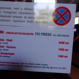 Wasabi Running Sushi & Wok Restaurant - Szépvölgyi út, Budapest - Étlap/itallap