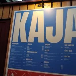 Wasser Bar & Grill Budapest - Étlap/itallap