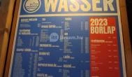 Wasser Bar & Grill Budapest - Étlap/itallap