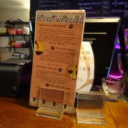 Whiskers Cat Pub Budapest - Étlap/itallap