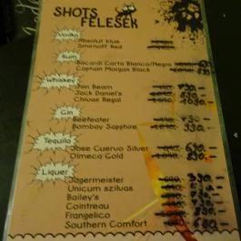 Whiskers Cat Pub Budapest - Étlap/itallap