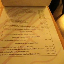 Wine Not? Hungarian Wine Shop & Bar Budapest - Étlap/itallap