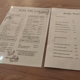 Wine the Gap Budapest Budapest - Étlap/itallap