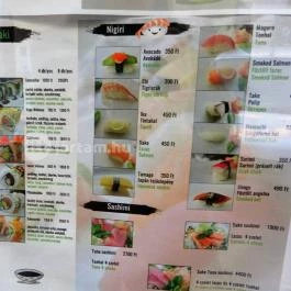 WoKame Budapest - Étlap/itallap