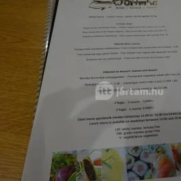 WoKame Budapest - Étlap/itallap