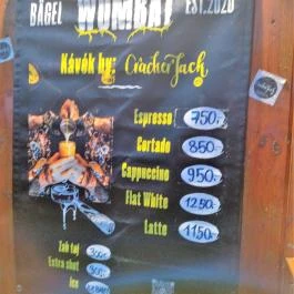 Wömbät Budapest - Étlap/itallap