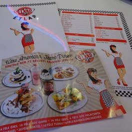 WOW American Retro Diner Budapest - Étlap/itallap