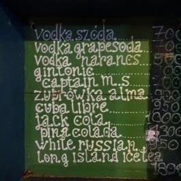 Yellow Zebra Budapest - Étlap/itallap