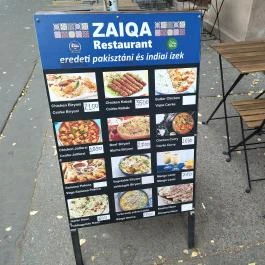 Zaiqa Pakisztáni & Indiai Étterem Budapest - Étlap/itallap