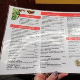 Zaiqa Pakisztáni & Indiai Étterem Budapest - Étlap/itallap