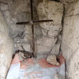 Kerekszenttamási templomrom , Zámoly - Belső