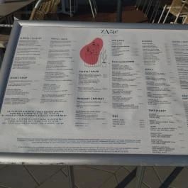 ZAZIE Bistro & Bar Budapest - Étlap/itallap