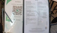 Zen Eatery Budapest - Étlap/itallap