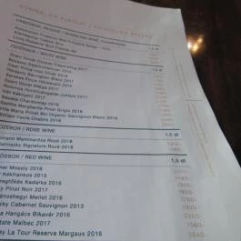 Zeya Restaurant Budapest - Étlap/itallap