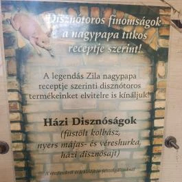 Zila Vendéglő Budapest - Étlap/itallap