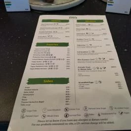 Zili's Health Bar Budapest - Étlap/itallap