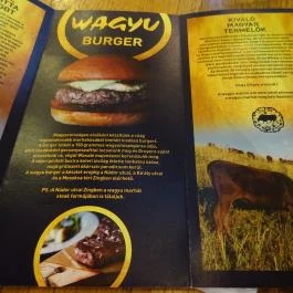 Zing Burger - Nádor utca Budapest - Étlap/itallap