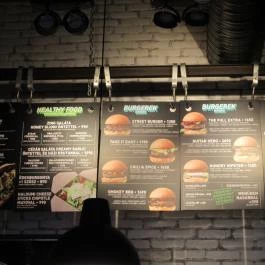 Zing Burger - Oktogon Budapest - Étlap/itallap