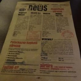 Zip’s Brewhouse Miskolc - Étlap/itallap