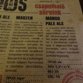 Zip’s Brewhouse Miskolc - Étlap/itallap