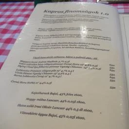 Zöld Kapu Vendéglő, Budapest - Egyéb