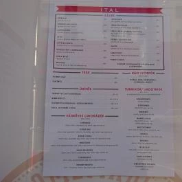 Zuup Bistro Budapest - Étlap/itallap