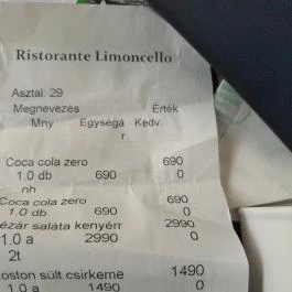 Ristorante Limoncello Budapest - Egyéb