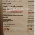 Hunguest Saliris Egerszalók - Vendéglátás