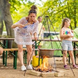Balatontourist Napfény Kemping Révfülöp - Medence/kert