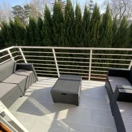 Dorina Wellness Apartman Siófok - Medence/kert