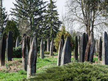 Szatmárcsekei csónakos fejfás református temető Szatmárcseke